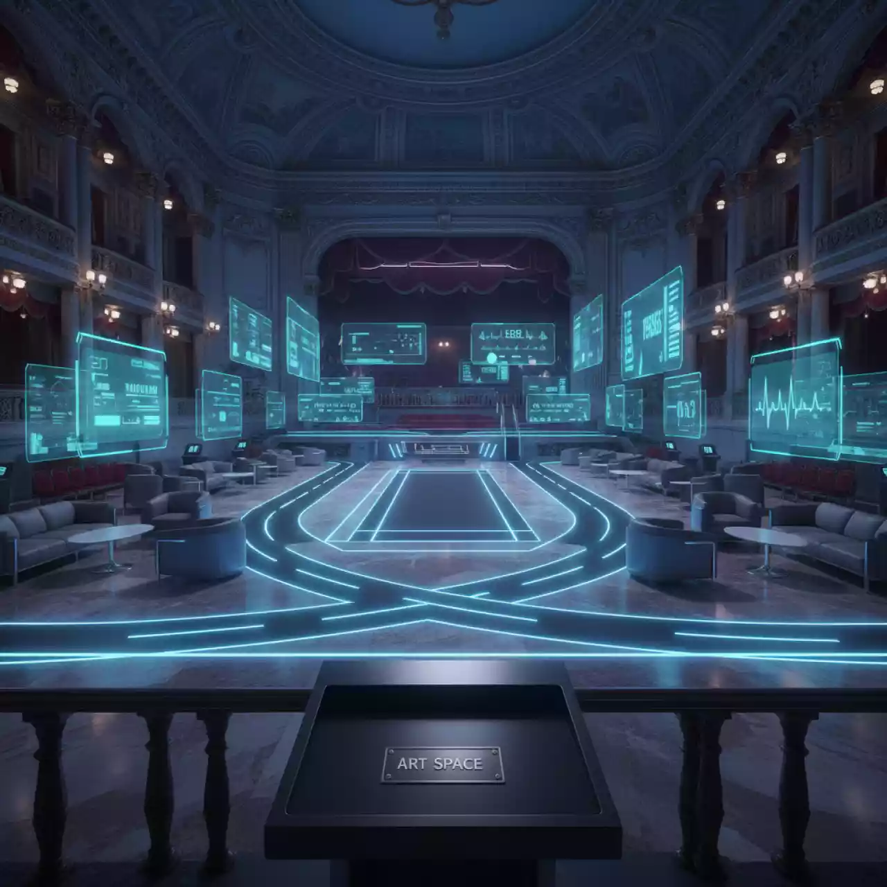 Аренда Забег рождественский в Москве в Зимнем театре — ART SPACE