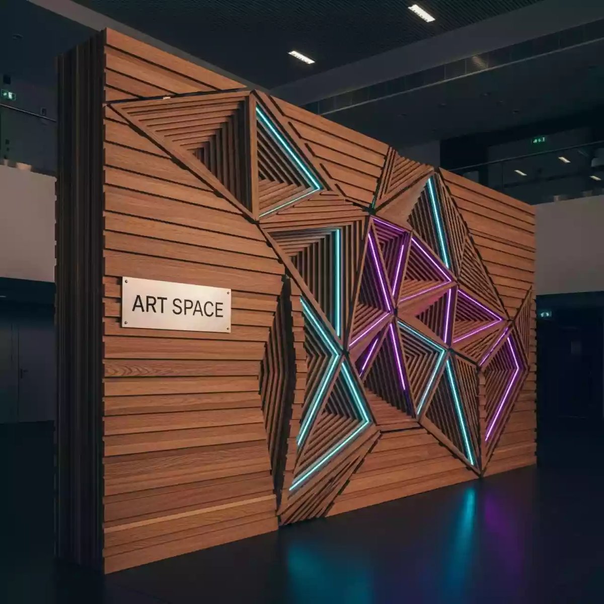 Аренда Задник деревянный для свадьбы в VK Stadium Sirius — ART SPACE