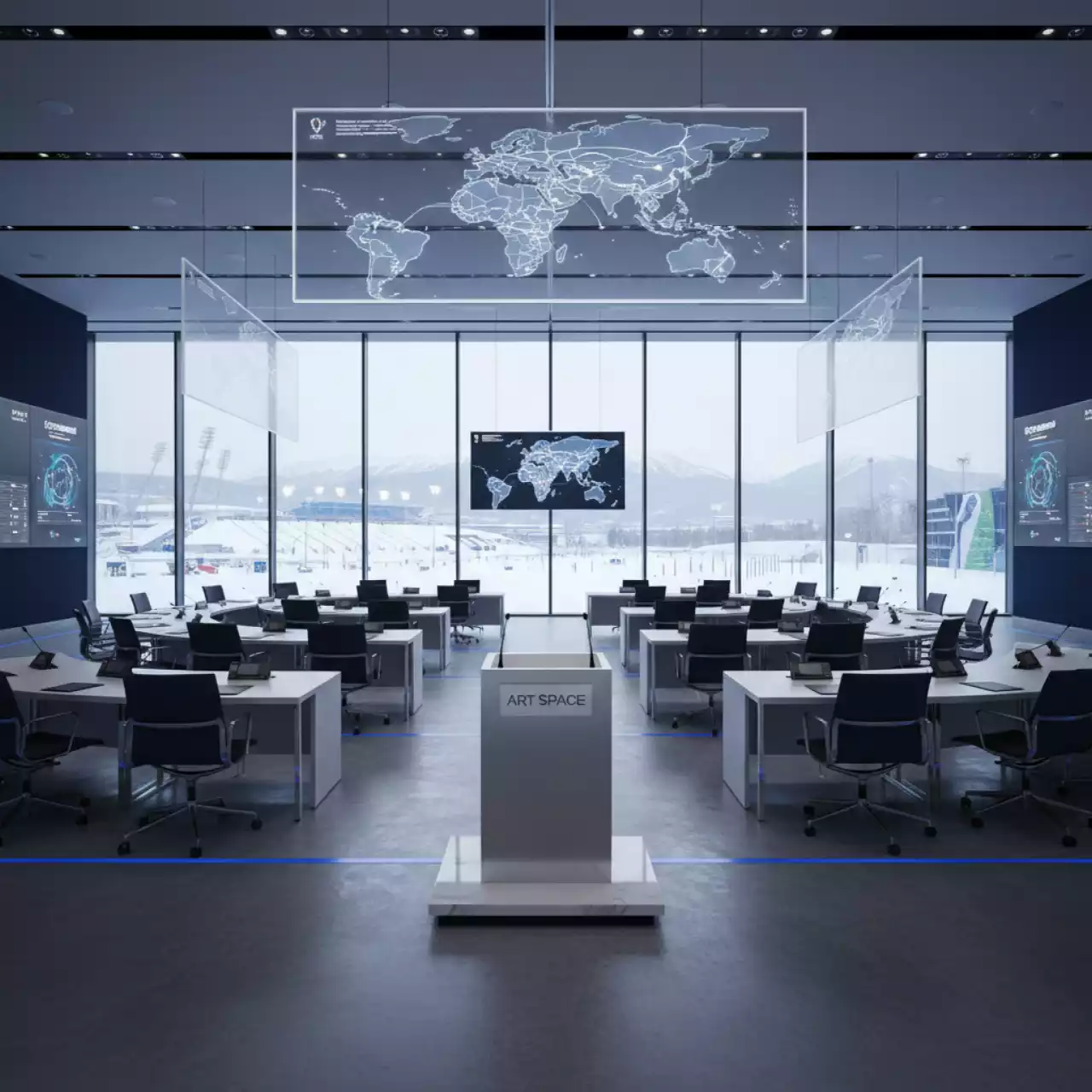 Аренда Зал малый Московский гольф клуб в Керлинговом центре «Ледяной куб» — ART SPACE