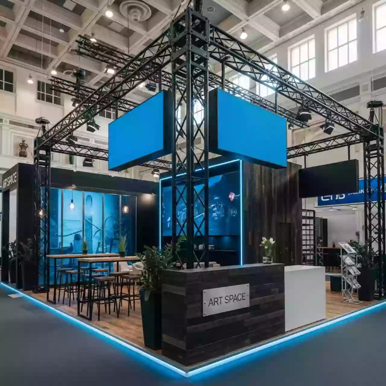 Аренда Застройка стенда Техстрой на выставке Акватерм в Rixos Krasnaya Polyana — ART SPACE