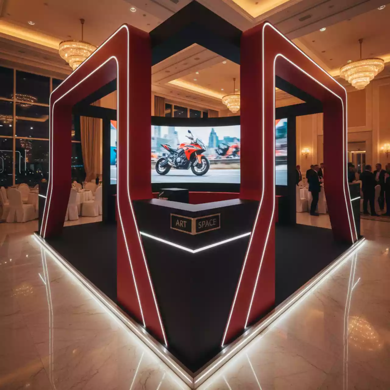 Аренда Застройки стенда KTM в Radisson Collection Paradise — ART SPACE