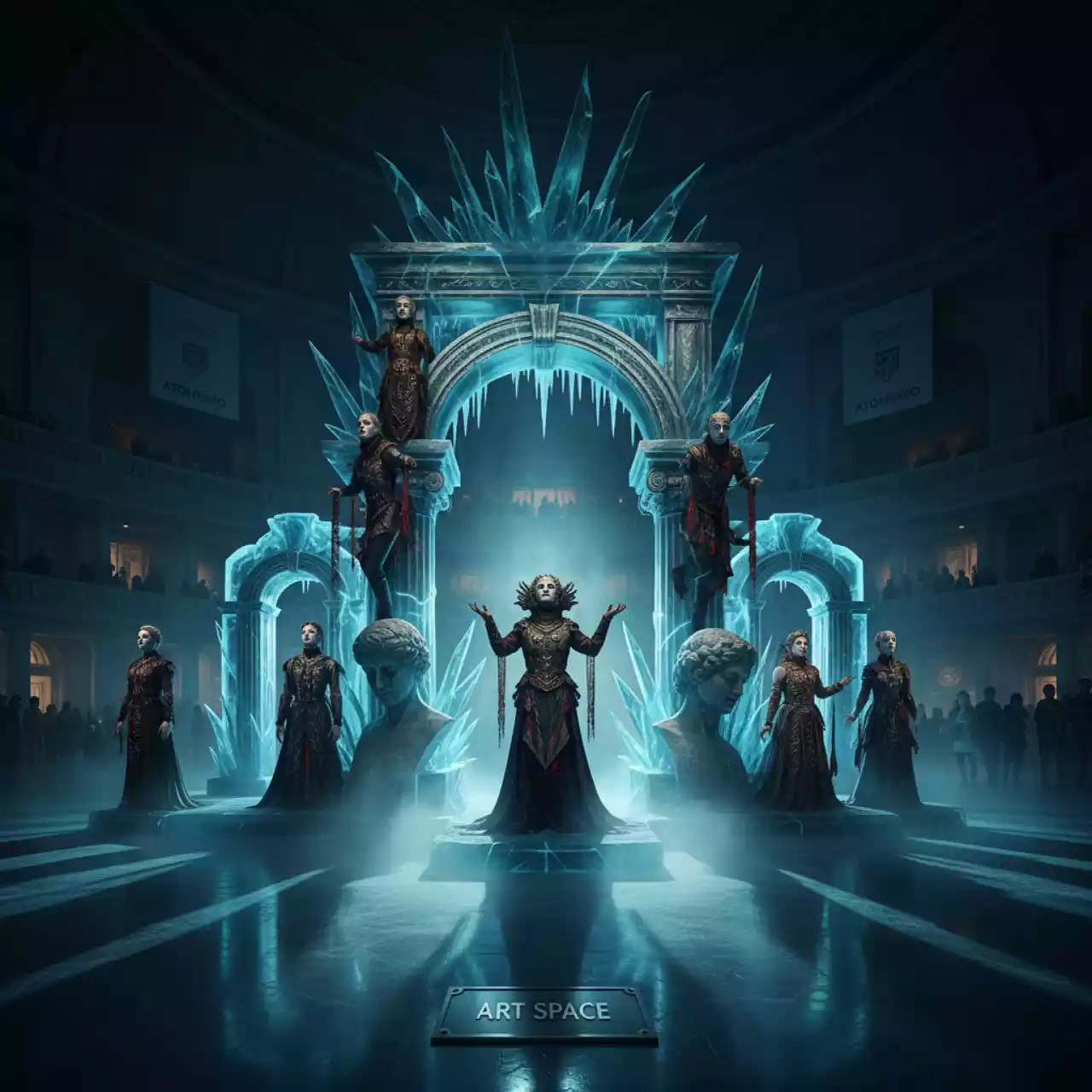 Аренда Живая картина ужасов в ледовом дворце «Роза Хутор» — ART SPACE