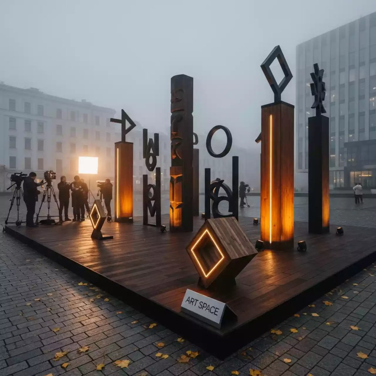 Аренда Знаки предков на Медальной площади — ART SPACE
