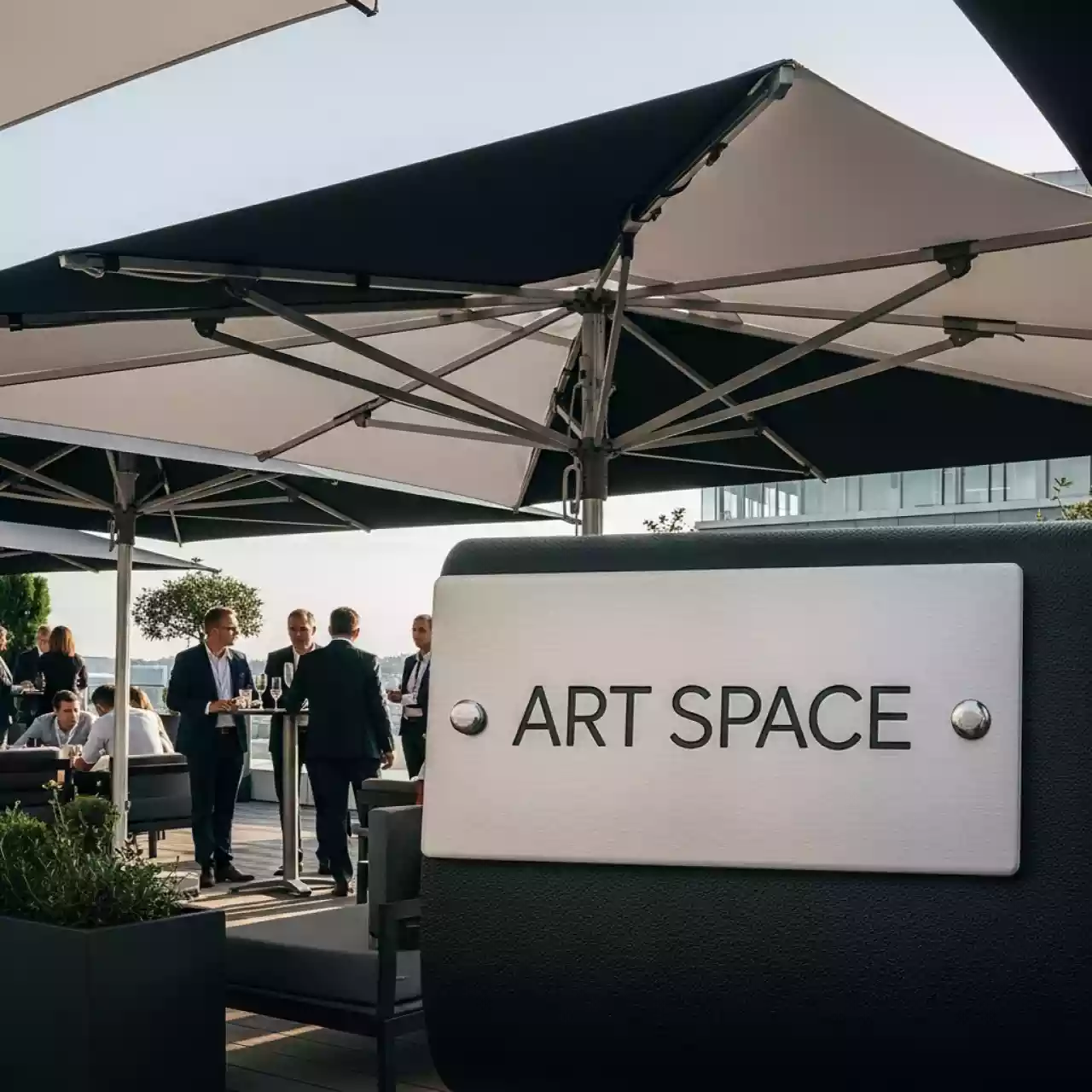 Аренда Зонт 4х4 м AtlantiCSolar в ресторане «La Terrazza» — ART SPACE
