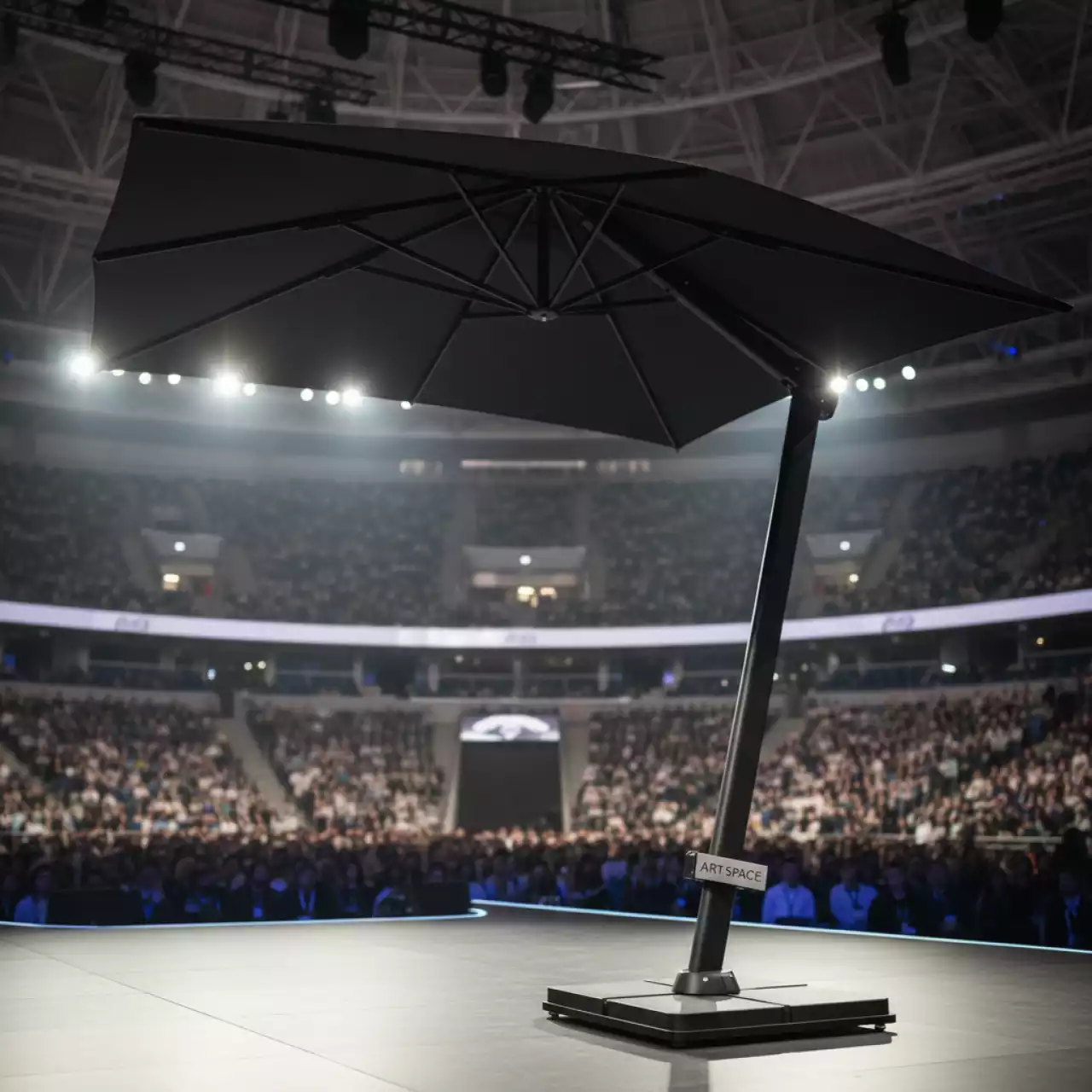 Аренда Зонт дизайнерский Eclipsum PX диаметр 3 м на арене «Фишт» — ART SPACE
