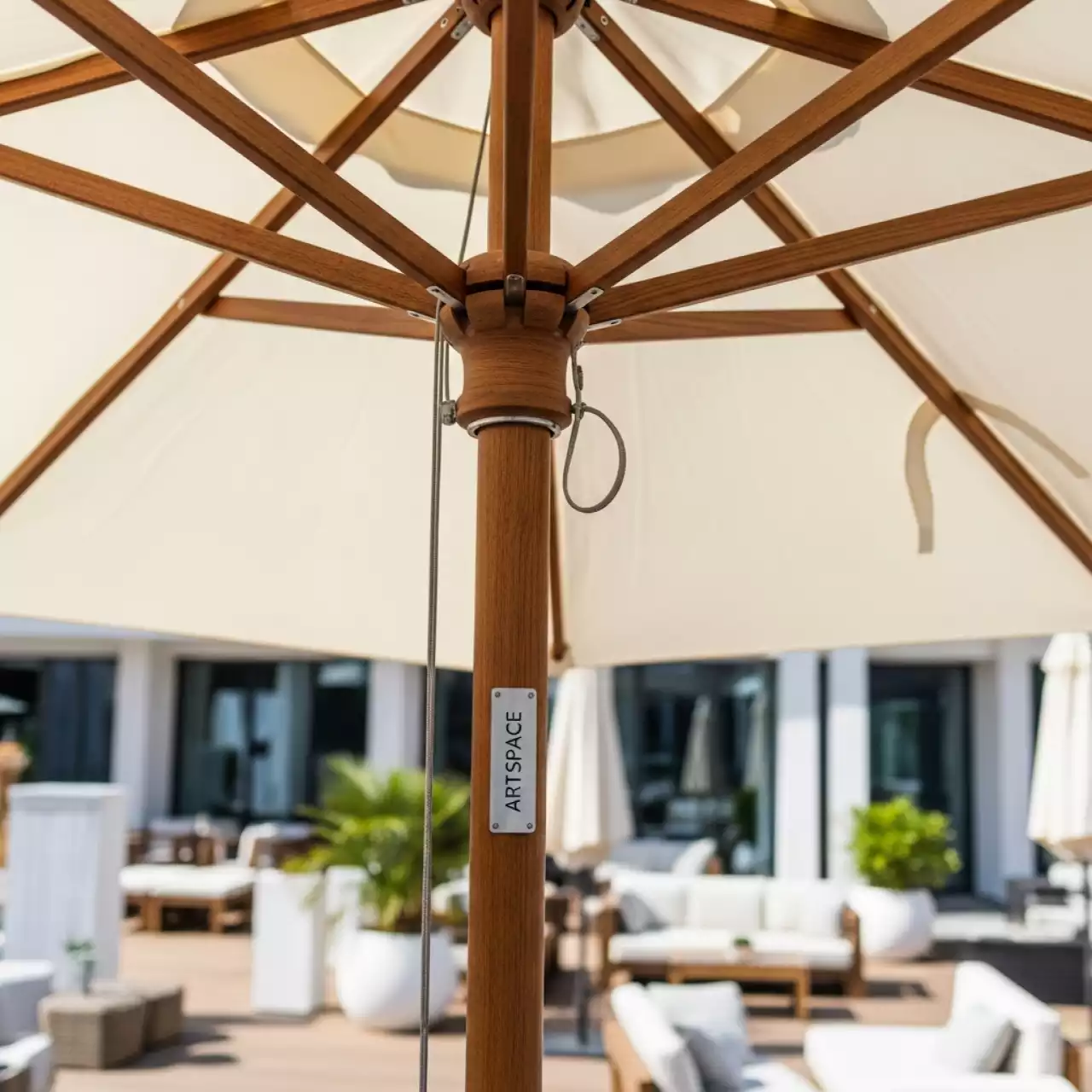 Аренда Зонт профессиональный Palladio Braccio 3,5х3,5 м в санатории «Черноморье» — ART SPACE