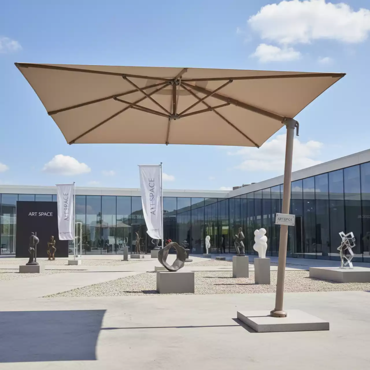 Аренда Зонт профессиональный Palladio Braccio диаметром 3,5 м в Mantera Supreme — ART SPACE