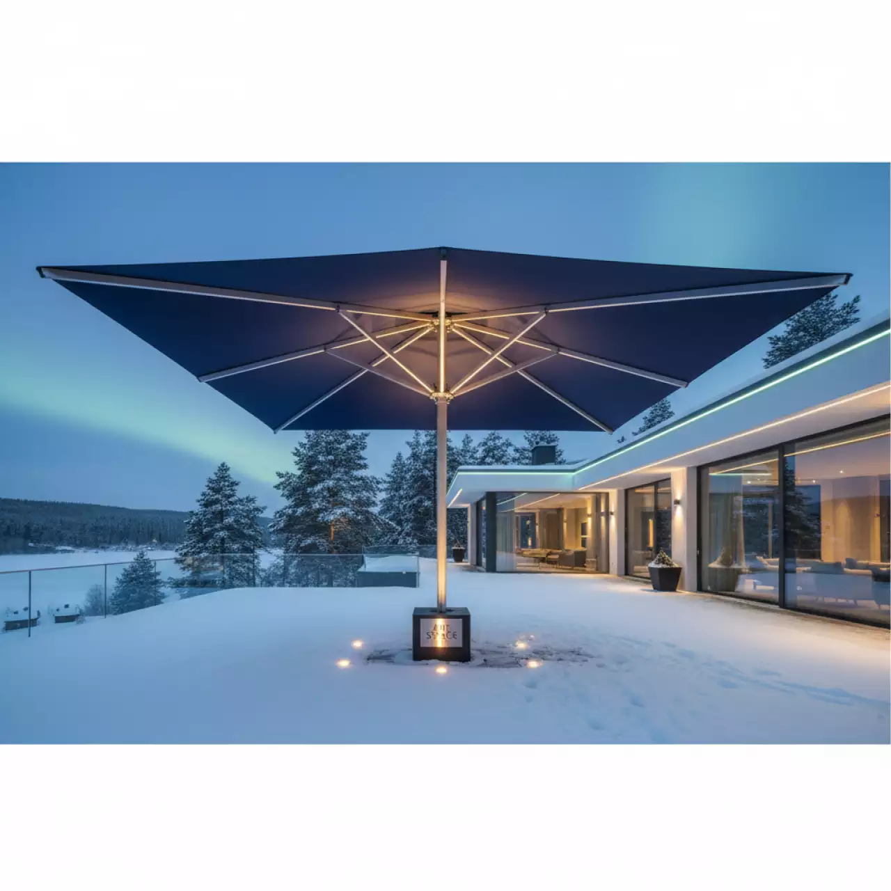 Аренда Зонт профессиональный телескопический 5 м Montecarlo на вилле «Анна» — ART SPACE