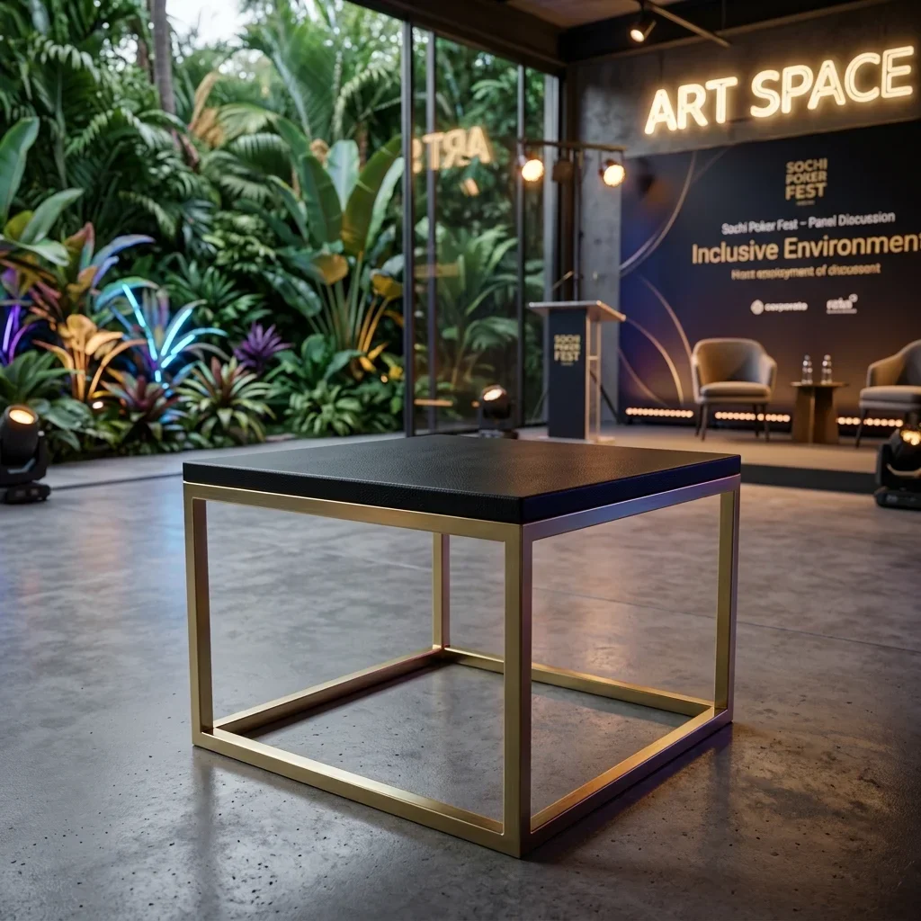 Аренда журнального стола Black Gold— заказать в ART SPACE