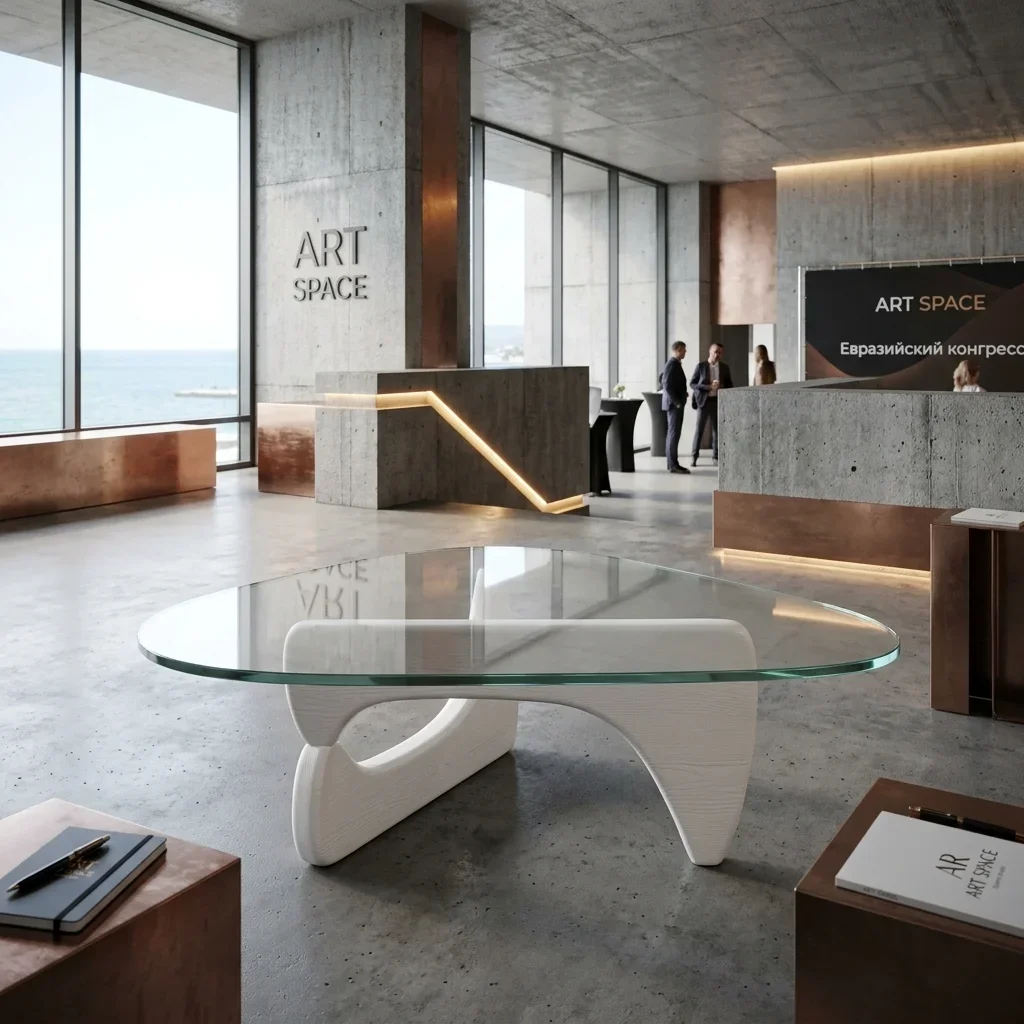 Аренда журнального стола Noguchi White